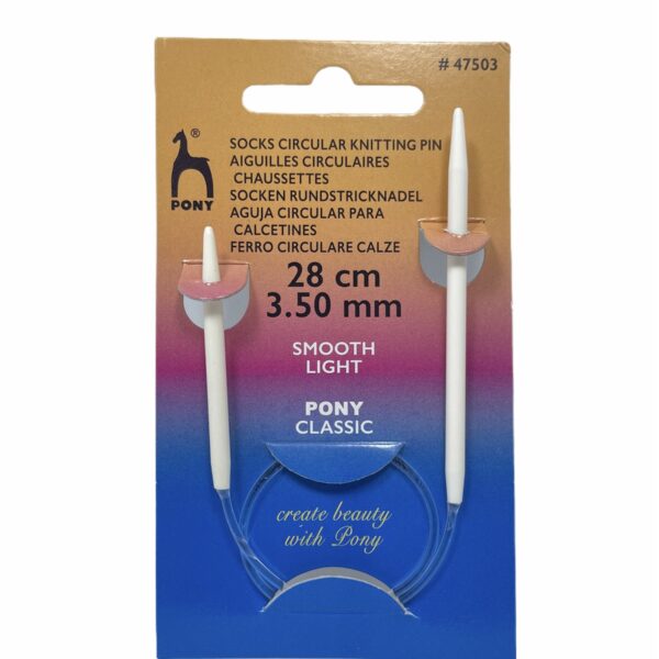 Ferri Circolari Per Calze 28 cm Pony