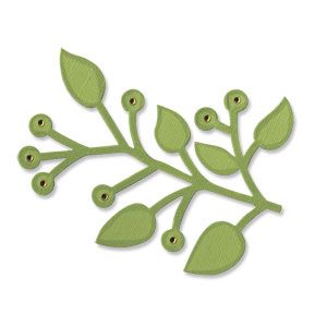 Fustella Bigz Rametto con foglie Sizzix - 656212 Branch w/leaves – Per filo  e per segno
