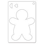 Fustella Bigz L Omino Pan di Zenzero Sizzix - 660176 ex 658103 Gingerbread Man die