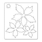 Fustella Bigz Stella di Natale Sizzix 658261 Tattered Poinsettia Tim Holtz