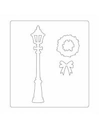 Fustella Bigz Lampione Sizzix - 662428 Lamp Post di Tim Holtz