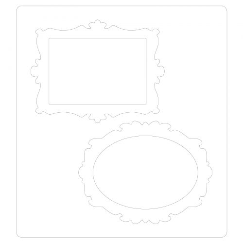 Fustella Bigz Cornici Decorative Sizzix - 664440 Decor Frames Die