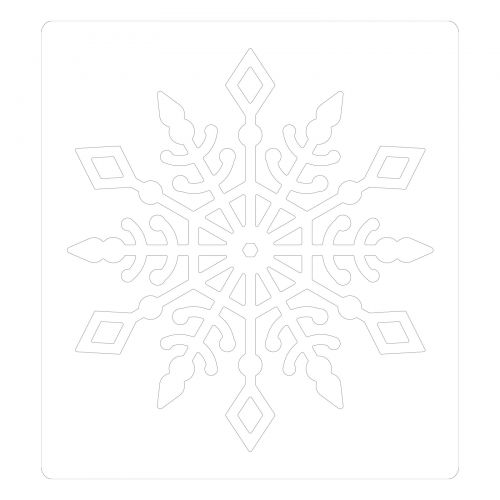 Fustella Bigz Cristallo di Neve Sizzix - 664464 Snow Crystal Die