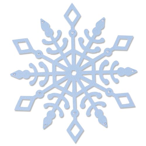 Fustella Bigz Cristallo di Neve Sizzix - 664464 Snow Crystal Die
