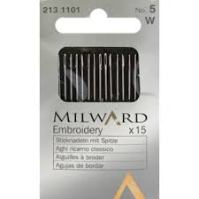 MILWARD #H.34 DARNERS Aghi Per Rammendo E Cucito A Cruna Lunga Taglia 3 9 MILWARD #H.34 DARNERS Aghi Per Rammendo E Cucito A Cruna Lunga Taglia 3 9