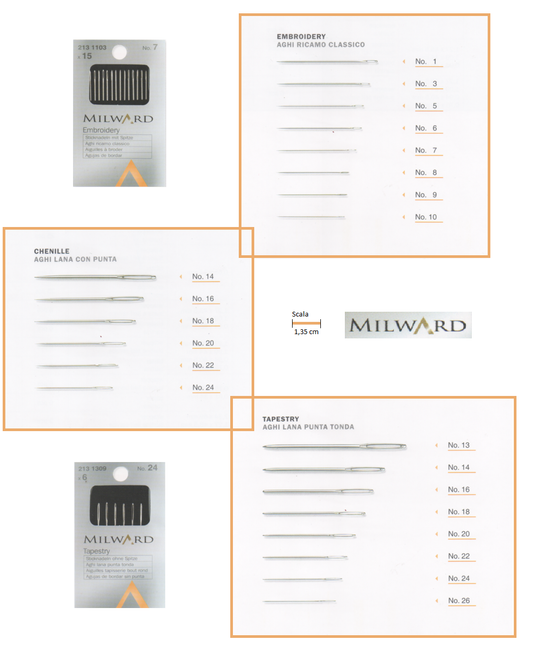 Aghi per Cucire e Ricamare - Milward