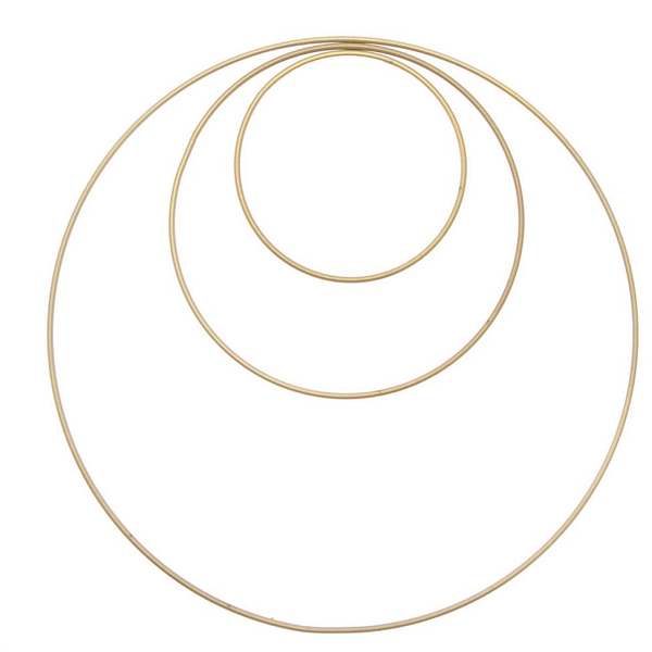 Anello o cerchio in metallo Oro e Argento