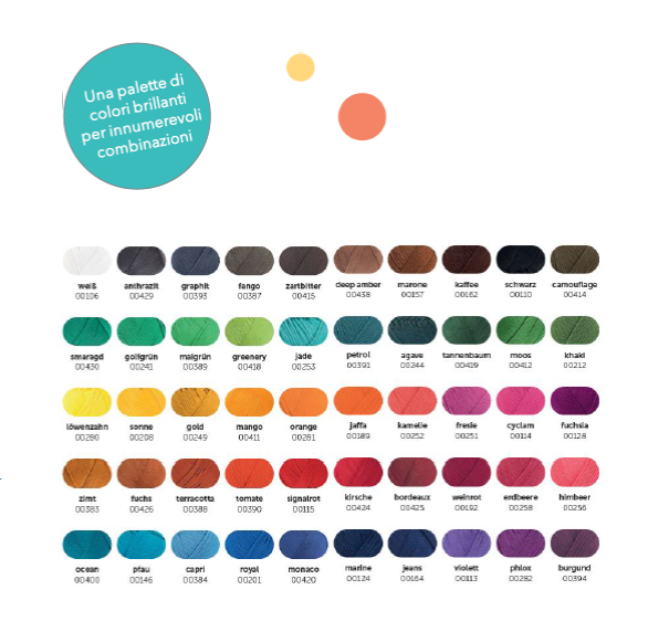 Cotone Catania Amigurumi Box 50 pz Brights Colors