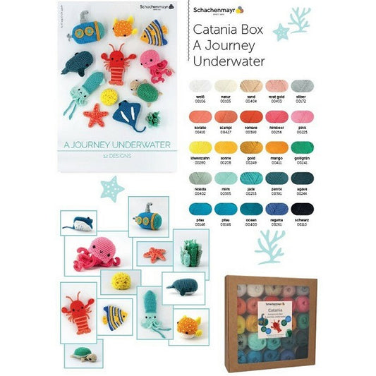 Cotone Catania Amigurumi A Journey Underwater Box 25 pz