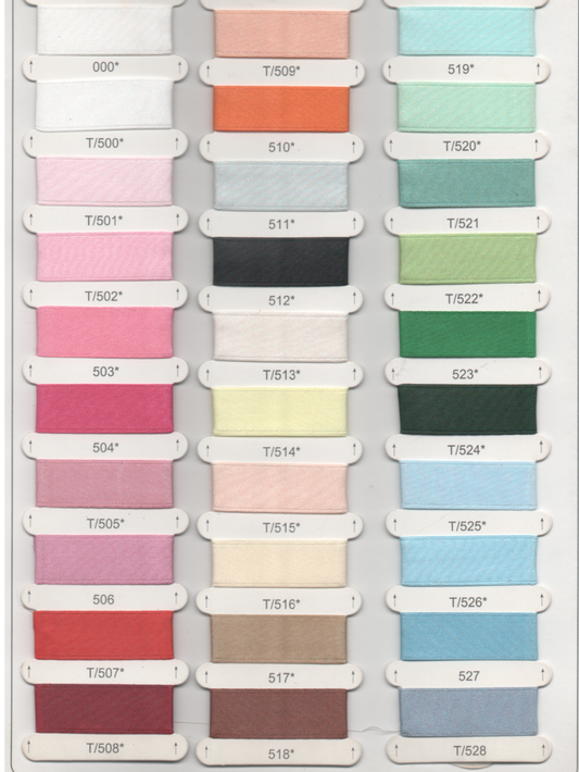 Nastro Doppio Raso 100% Polyestere Larghezza 10 mm