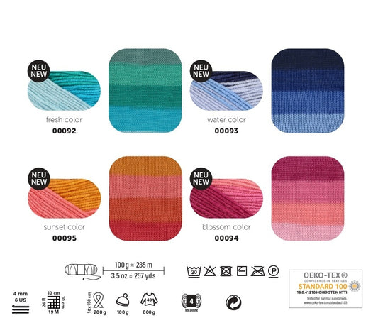 Soft & Easy Color con Dralon 100% Acrilico Schachenmayr