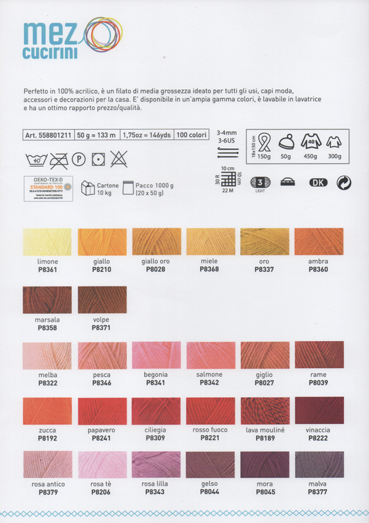 Perfetto 100% Acrilico - Mez Cucirini