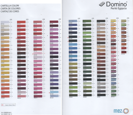 Cotone Perlè Egizio 8 Domino Mez - art 4598E08 8g