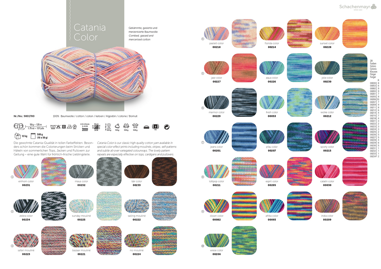 Cotone Catania Color Schachenmayr - 100% Cotone