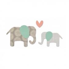 Fustella Bigz Elefanti Sizzix - 661979 Elephants Die