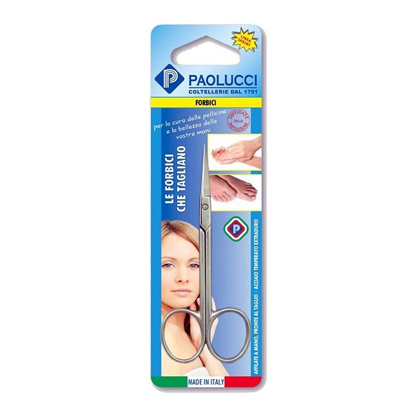 Forbicina per Manicure o Ricamo con Punte Curve o Rette art 15 e 12 Paolucci