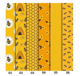 Tessuto collezione 102 Bee Buzz FABRICart