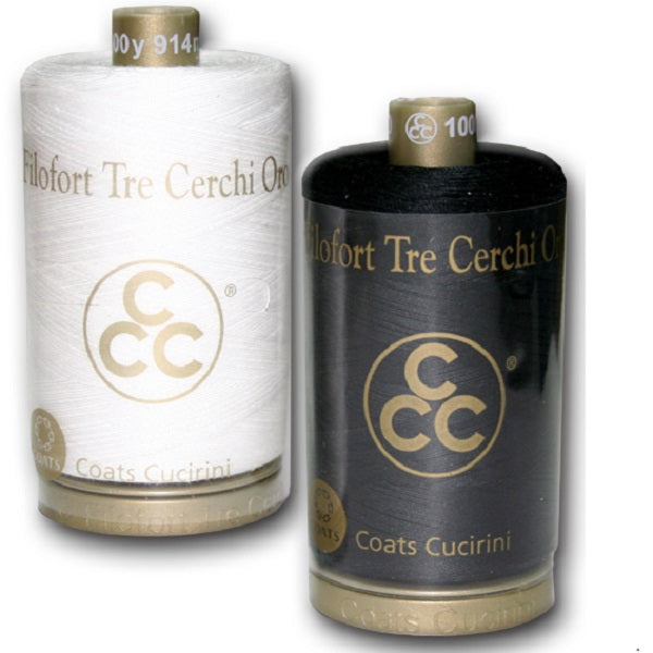 Filofort Tre Cerchi Oro N50 Puro Cotone 1000y Cucirino