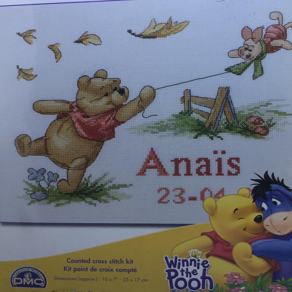 Kit punto croce Winnie the Pooh DMC