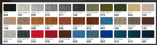 Toppe scamosciate termoadesive Marbet 34-A misura standard