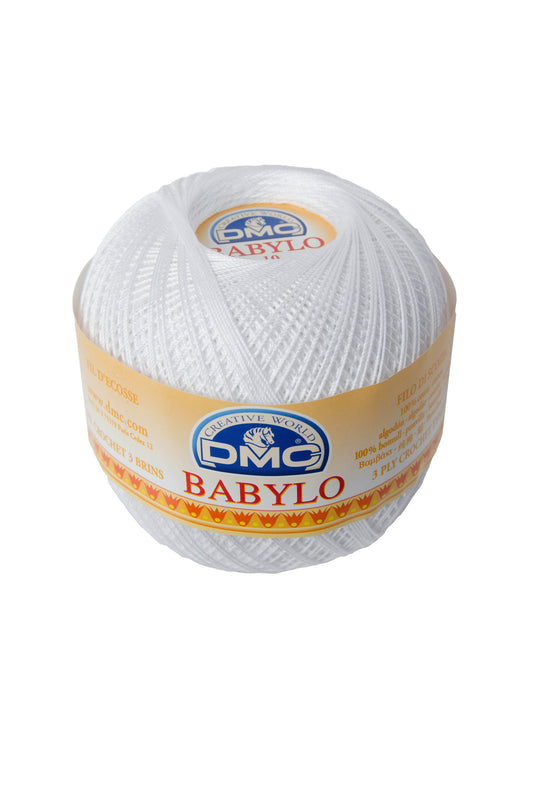 DMC Coton Crochet Babylo Blanc et Ecru - 100 g Fil d'Ecosse Art.147