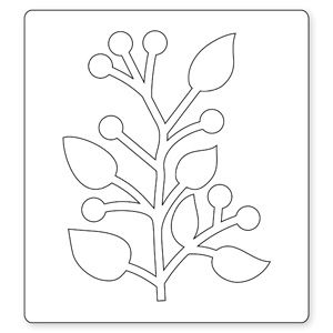 Fustella Bigz Rametto con foglie Sizzix - 656212 Branch w/leaves