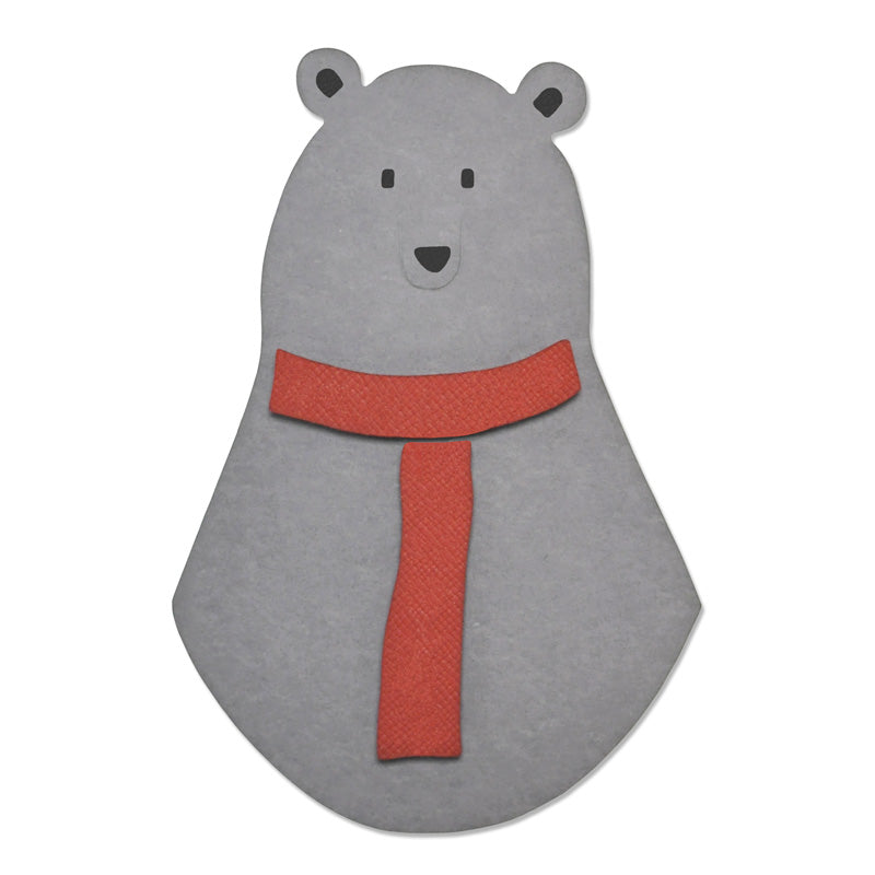 Bigz Die Ours affectueux Sizzix - 660883 Ours affectueux Die