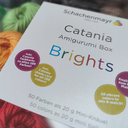 Cotone Catania Amigurumi Box 50 pz Brights Colors