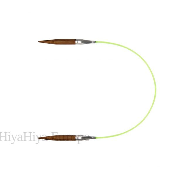 Aiguilles circulaires en bambou HiyaHiya Minipunte 23 cm