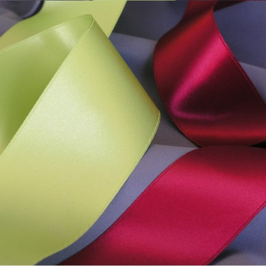 Ruban Satin Double 100% Polyester Largeur 6 mm